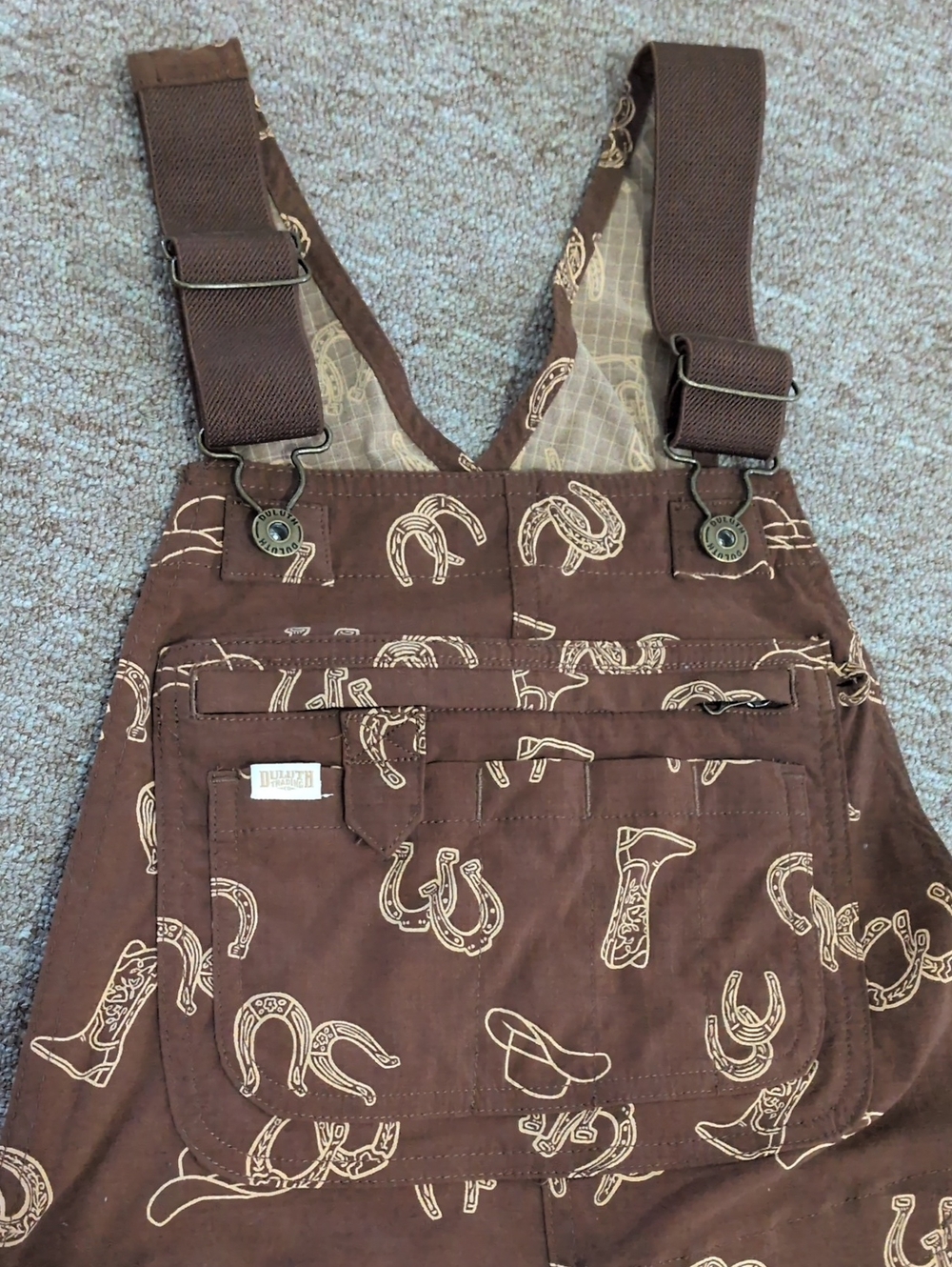 Duluth Trading Company Western-Print Overalls